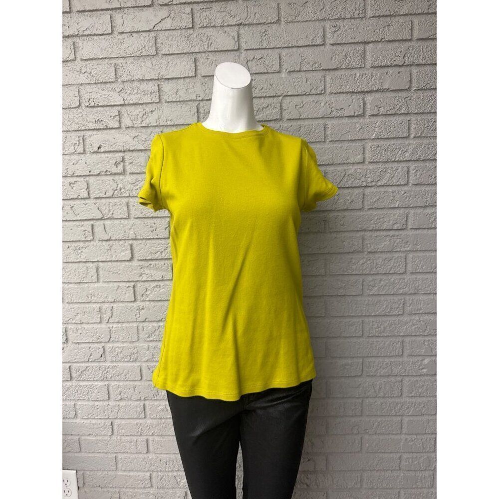 Isaac Mizrahi Short Sleeve Cotton T-Shirt Size S